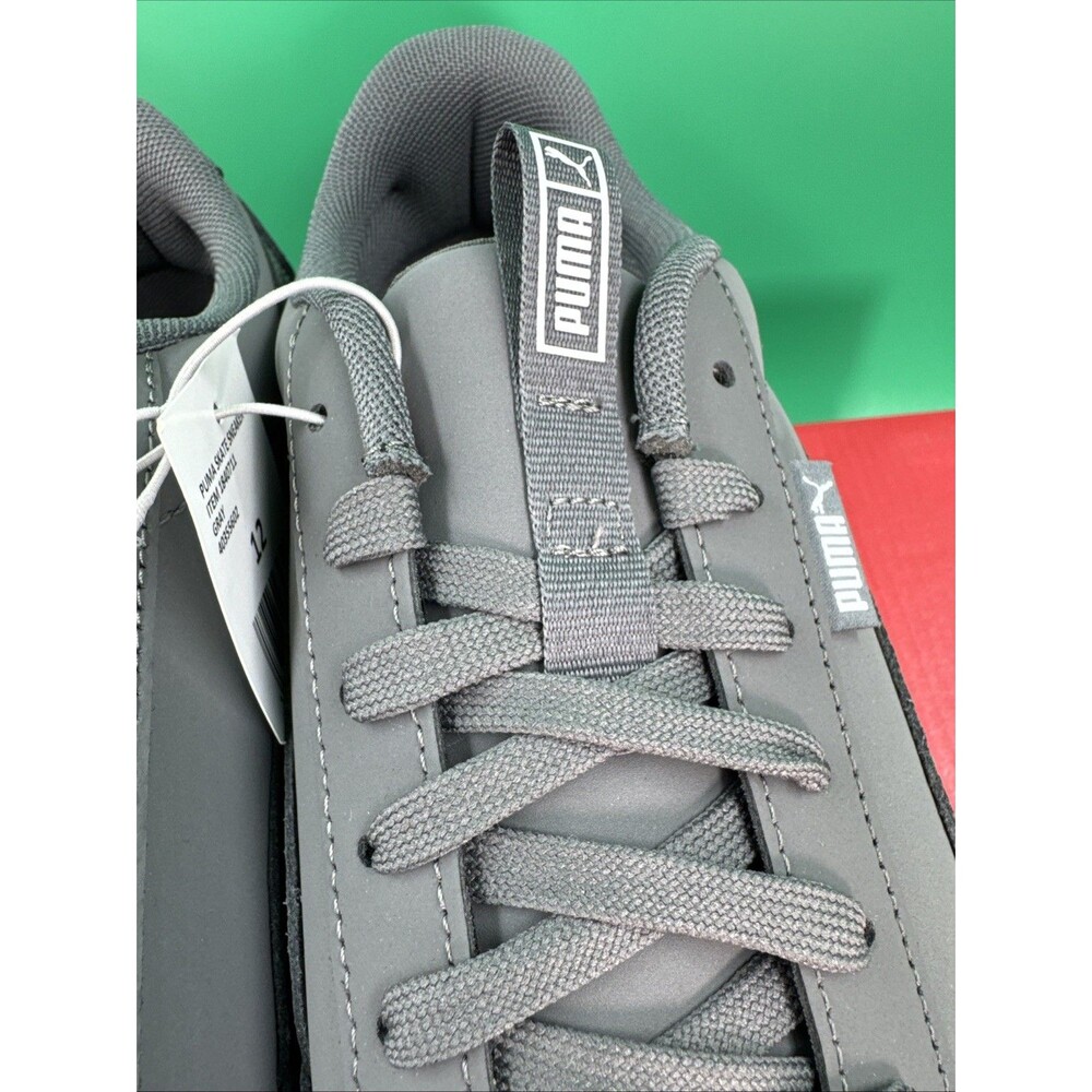 New PUMA Men's Size 12 Skate Sneakers Lace-up Court Shoes Gray NIB - Picture 4 of 16